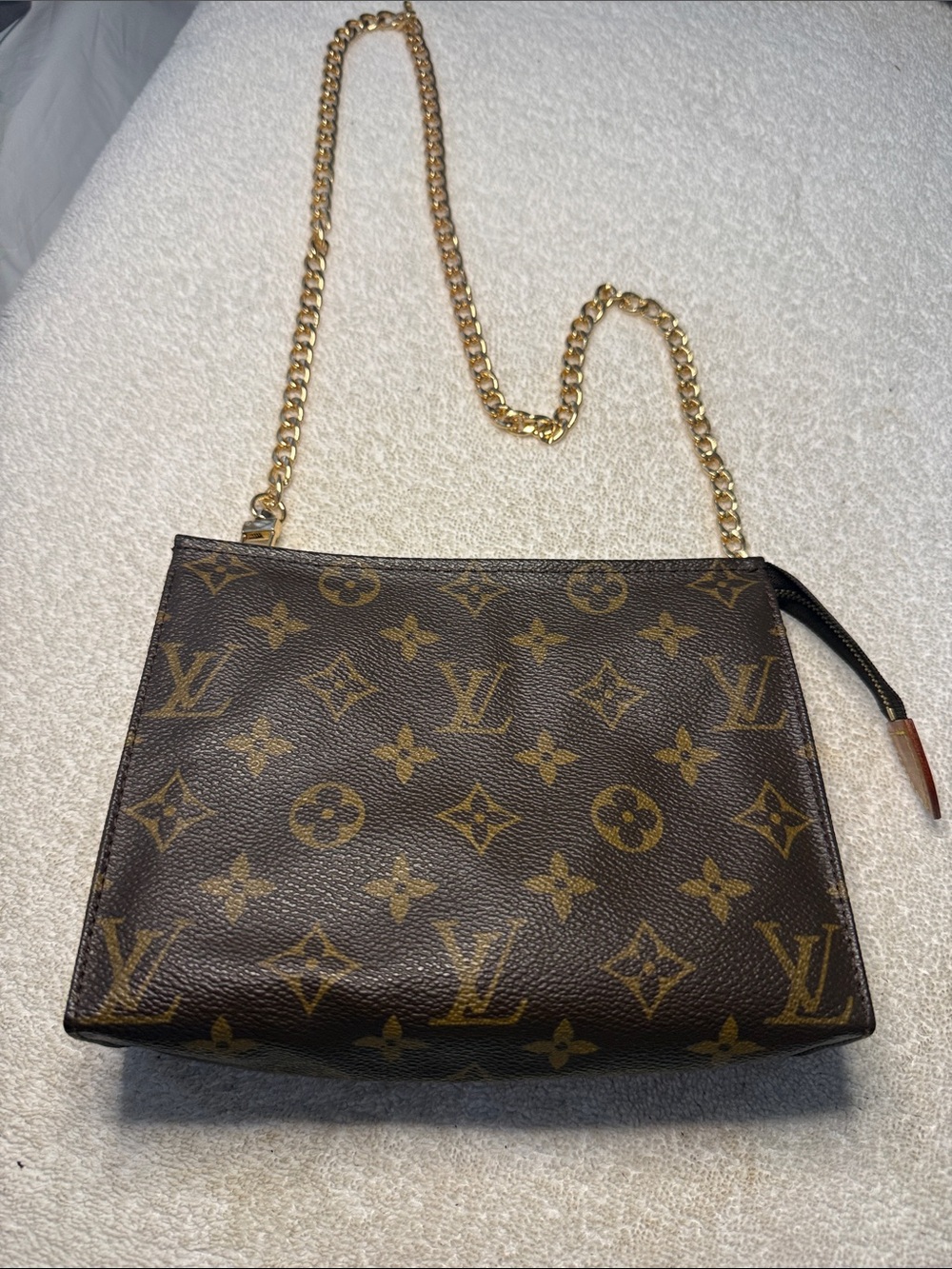 Louis Vuitton Monogram Poche Toilette 19 Cosmetics Pouch with insert